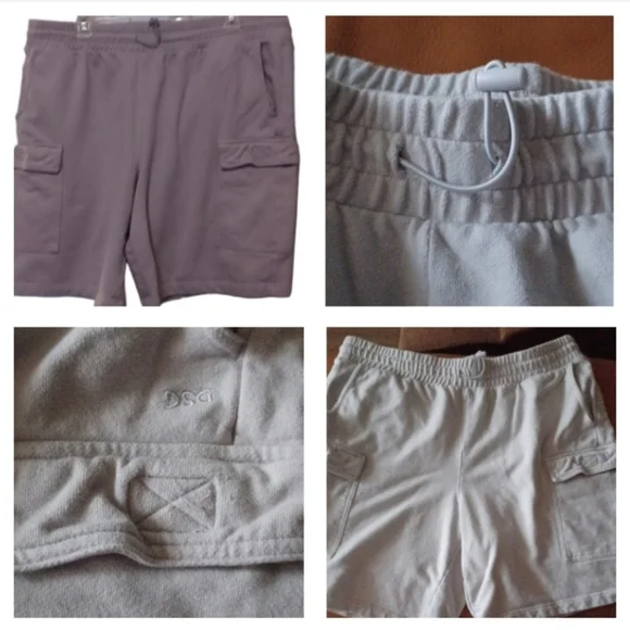 -- Off White Cargo Shorts - Picture 2 of 9